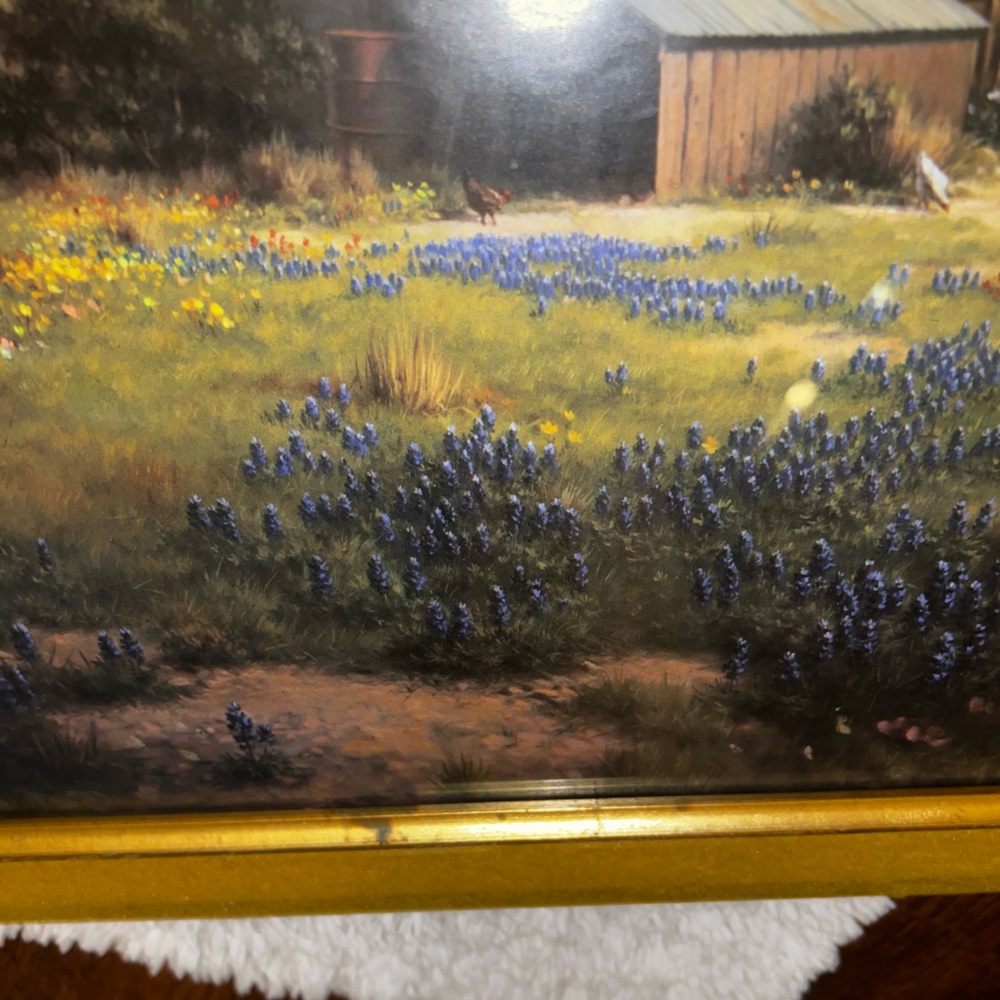 Vintage Windberg Rustic Farm Landscape Art - Picture 6 of 10